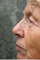 Nose Woman White Average Wrinkles